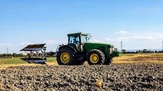 Hard Ploughing | John Deere 8520 & Trivomere ER.MO | Siccità 2022