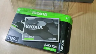 Kioxia 240GB SSD drive - Unboxing and Review