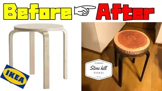 IKEAで購入したイスををオシャレにリメイクしてみた！I remade for the chair  fashion that I purchased in IKEA!