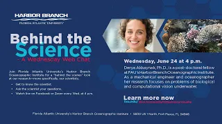 Behind the Science – A Wednesday Web Chat featuring Derya Akkaynak Ph.D.