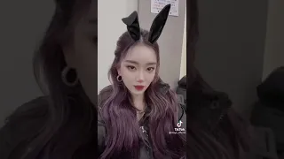 Stayc tiktok update - Sumin🐰 (new hair style)