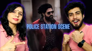 KGF Chapter 1 Police Station Scene Reaction with Mom | Rocking Star Yash | Boyzify Reactions