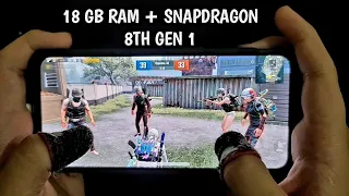 NUBIA REDMAGIC 7 💥 18 GB RAM + SNAPDRAGON 8TH GEN 1 | 4-FINGERS CLAW PUBG MOBILE HANDCAM