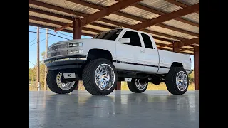 98 OBS Chevy on 26x14 American Forces and 40’s!