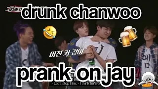 (FUNNY) IKON pranks Jay with drunk Chanwoo