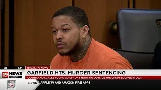 Sentencing for man guilty of shooting 3 people in Garfield Heights, killing 1