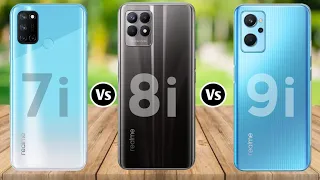 realme 7i vs realme 8i vs realme 9i