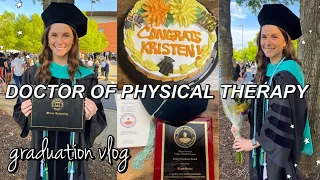 PHYSICAL THERAPY SCHOOL GRADUATION VLOG ♡