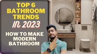 Make your Bathroom modern with 6 easy tips. Top 6 Bathroom Trends. TIPS || TRENDS. #interiordesign