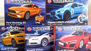 Let's make 5 cars of Airfix Quick Build series (block type assembly kit) ♪