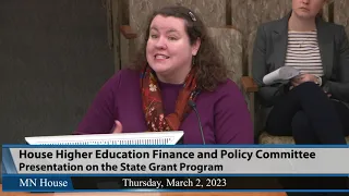 House Higher Education Finance and Policy Committee 3/2/23