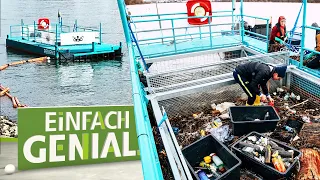 „RHEINKRAKE“ 🐙 fischt Müll aus dem Fluss! | Einfach genial | MDR