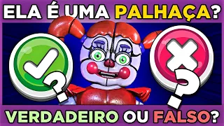 🐻 FNAF | 30 perguntas de Verdadeiro ou Falso para os fãs de Five Nights at Freddy's #quiz #macaquiz