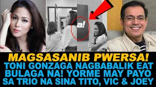 TONI GONZAGA AT ISKO MORENO MAGSASANIB PWERSA SA EAT BULAGA! YORME MAY PAYO KINA TITO, VIC & JOEY!