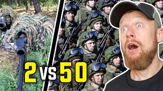 2 AIRSOFT PRO's vs. 50 NOOBS - Wer gewinnt? | Fritz Meinecke reagiert auf kickingmustang