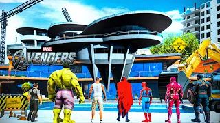 Avengers House Destroy By Granny Emotional Video Franklin Making New Avengers House in GTA 5 !