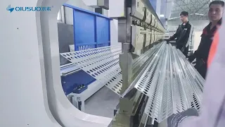 How to use CNC bending machine to make Corrugated Perforated Sheet