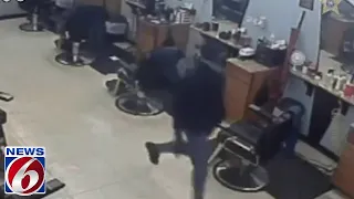 Surveillance video released in barber shop shooting