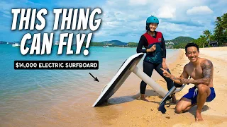 We Try a $14,000 Fliteboard for the First Time 🏄