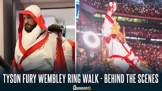 THE BEST RING WALK EVER? TYSON FURY'S EPIC WEMBLEY RING WALK FOR DILLIAN WHYTE BEHIND THE SCENES