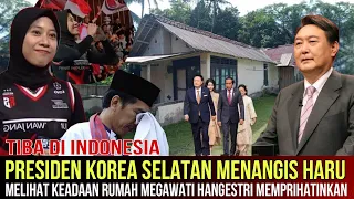 Tangis Presiden Korea Selatan Pecah Ketika Tiba di Rumah Megawati Hangestri