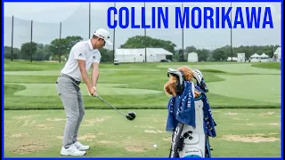 Watch Collin Morikawa Warm-Up On The Range 2021