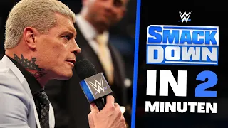 WWE SmackDown in 2 Minuten | Paul trickst Cody! Cargill dreht durch! Orton vs Bloodline? 17.05.24