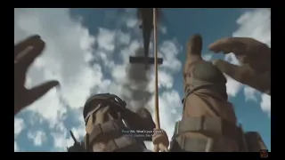 gaz hanging from a helicopter call of duty sicko mode