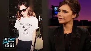 Victoria Beckham's Poker Face Works Well for Her