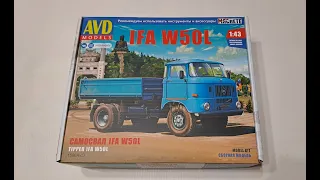 Сборная модель грузовика IFA w50 L