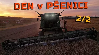 ŽNĚ 2021 | den v pšenici 2/2 | Harvest 2021 | kombajny John Deere S680 & T670 | FARMvlog || [4K]
