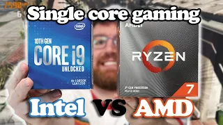 Can you game with a single core? Intel vs AMD Ryzen