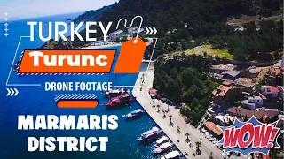 Drone Footage: Bird's Eye View of Turkey Turunc- Relaxation Film With Peaceful Music