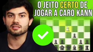 A diferença entre um GM e um INICIANTE jogando a Caro-Kann no xadrez!! Desafio Sólido Ep#21