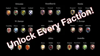 How To Unlock All Campaign Factions - Medieval 2 Total War