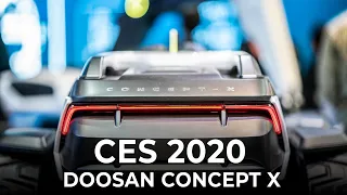 CES 2020 - Doosan Concept X automated construction site of the future