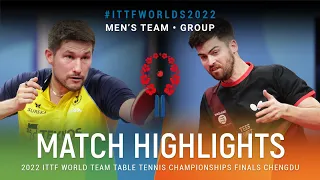 Highlights | Kristian Karlsson (SWE) vs David Mcbeath (ENG) | MT Grps | #ITTFWorlds2022