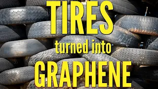 Tires turned into Graphene that makes stronger concrete | Flash Graphene from Rubber Waste