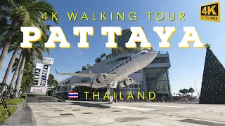 Walking Tour Thailand 4K Pattaya 2023 von der  Central Festival zur Terminal 21 Shopping Mall