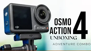 DJI OSMO Action 4 Unboxing 2024 - Adventure Combo