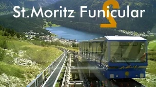 SWITZERLAND: St. Moritz funicular