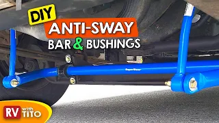 DIY RV Suspension Upgrade on Class A Motorhome | Anti Sway Bar | Ford F53 | RV With Tito