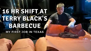 16 Hour Shift at Terry Black's Barbecue!