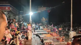 GANGA AARTI (full arti) at Dasashwamegh Ghat, Varanasi @thevaranasi