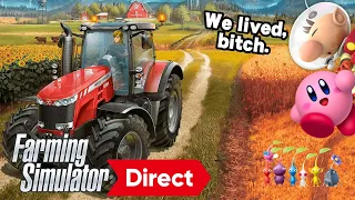 Attack Of The Farming Simulators (9.13.2022 Nintendo Direct Reaction w/ Friends)