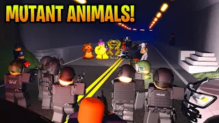 MUTANT ANIMALS LEAD POLICE ON HIGH SPEED PURSUIT... THEY ROBBED THE BANK! ER:LC Roblox Roleplay