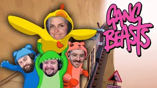 we played Gang Beasts together for the first time