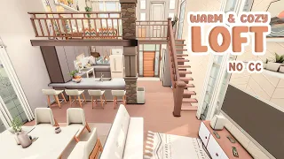 Warm & Cozy Loft 🍪 Sims 4 Speed Build