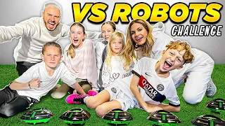 SURVIVING 10 FOOTBALL ROBOTS…..WINNER TAKES ALL! 😳🤖🤑