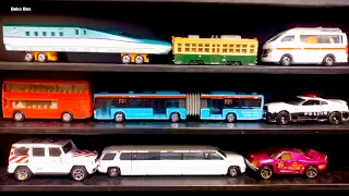 Bullet Train, Electric Train, Ambulance, Limousine, Sport Car, Double Decker Bus, Police Car, Trucks